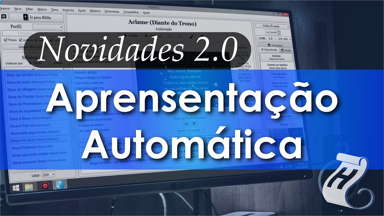 Novidades 2.0 - Apresentação Automática