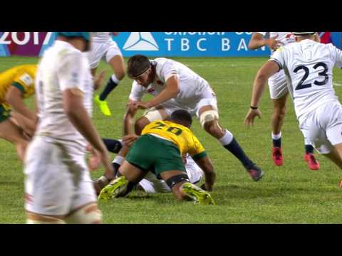 What. A. Tackle! Australian U20s player goes full beastmode