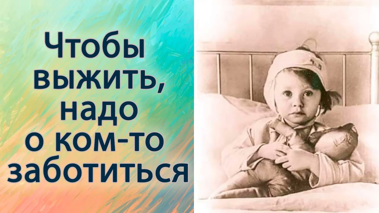 Чтобы выжить, надо о ком-то заботиться.
