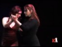  Ariadna Naveira  and  Inés Muzzopappa  are  dancing  to  the  tango  "  Marioneta  "