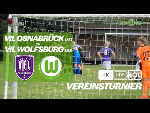 VfL Osnabrück U13 vs VfL-Wolfsburg U13 (15-09-2024) NordCup in Sittensen - Best of Highlights