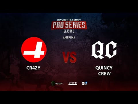 CR4ZY vs Quincy Crew, BTS Pro Series Season 3: Americas, bo2, game 1 [4ce]