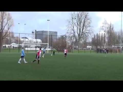 31-01-2015 ; Feyenoord O-13 - JVOZ D1, tweede helft