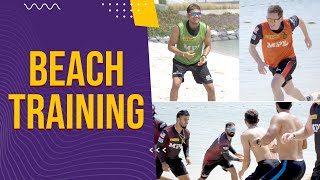 KKR Beach Training | Fun Drills | Abu Dhabi | IPL 2021
