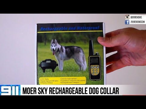Moer Sky Dog Training Collar, Upgraded 100% Waterproof Rechargeable