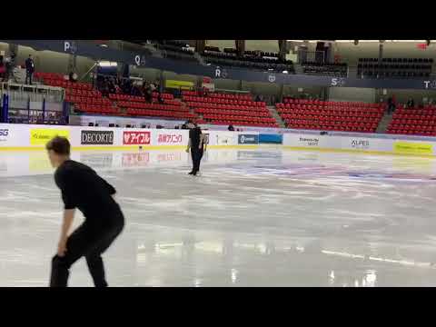 Miriam ZIEGLER/Severin KIEFER FP practice Internationaux de France 2019 31/10/2019