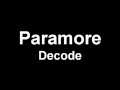 Paramore - Decode (Instrumental cover) 