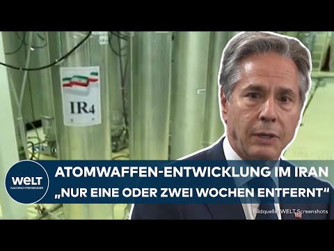 Video Thumbnail: ATOMWAFFEN: Iran nur "eine oder zwei Wochen" von spaltbarem Material für Nuklearwaffen entfernt