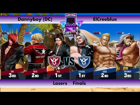 Flynn's Arcade 076 Losers Finals - Dannyboy (DC) (Kyo Rock) Vs ElCreeblue (Rugal Antonov)  KOF 15