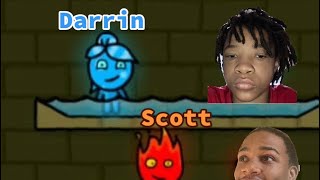 This game’s on cool math: Fire Boy & Water Girl￼ w/ Darrin