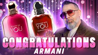 NEW Armani Releases… Stronger With You Powerfully vs Power of You