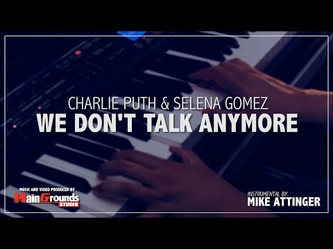 Charlie Puth &amp; Selena Gomez - We don&#39;t talk anymore - Karaoke / Lyrics / Instrumental