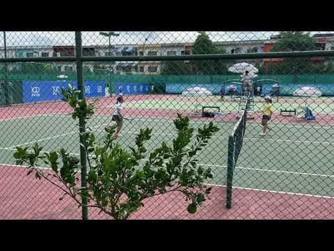 【優勝の瞬間】11歳女子　U12 女子テニストーナメント　チャンピオンシップポイントの一打！U12 Girl tennis tournament championship point!