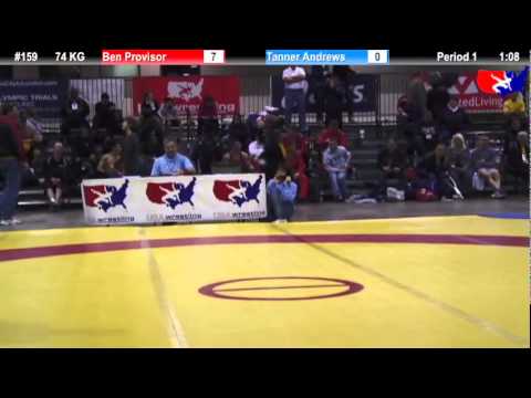2011 U.S. Open FRI GR 74 KG: Ben Provisor vs. Tanner Andrews Cons. Semi