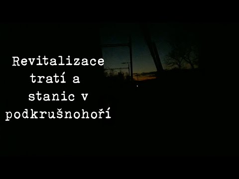 Revitalizace tratí a stanic v podkrušnohoří