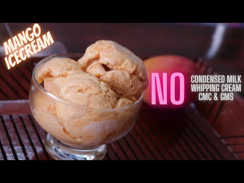 CREAMY MANGO ICE CREAM||EASY ICECREAM RECIPE||How to make mango ice cream at home
