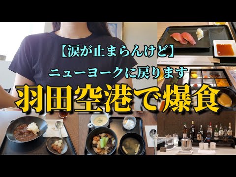 [JAL Lounge & Flight] Haneda - NY | Regreso a Nueva York | Disfrute de una excelente comida en JAL First Class Lounge y Sakura Lounge | JAL SAKURA LOUNGE en HANEDA