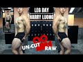 6 WEEKS OUT NATURAL SHOW | INTENSE Raw Leg Day with PAINS | P.Y.D Ep.11