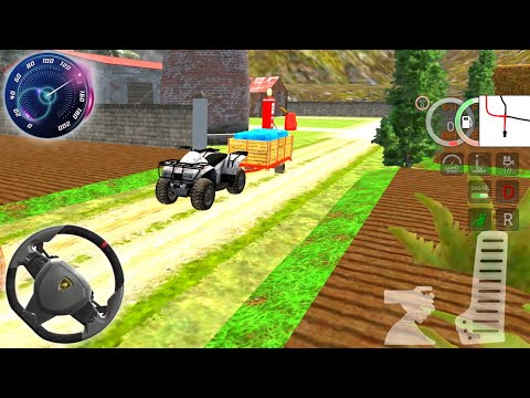 ATV Quad Bike Cargo Transport Simulator Game Play Video.[Android Gameplay]