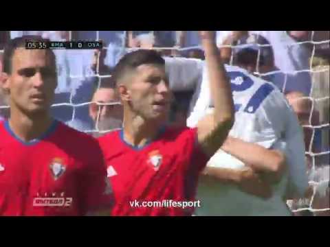 Cristiano Ronaldo GOAL - Real Madrid vs  v Osasuna 1 - 0 | 2016/17