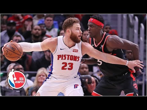 Blake Griffin and Andre Drummond lead Pistons to 110-107 win vs. Raptors | NBA Highlights