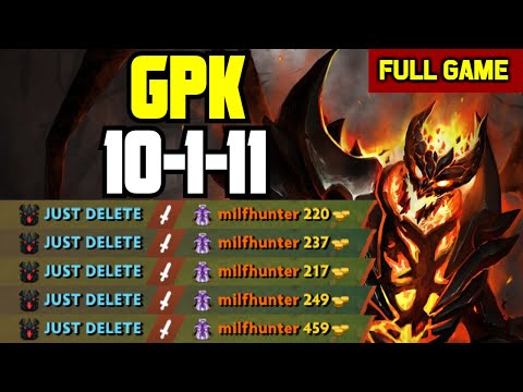 gpk MID Shadow Fiend MAGIC Damage BUILD w/ Blink + Euls COMBO
