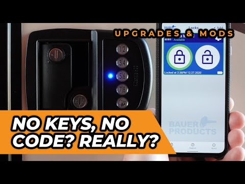 Bauer NE Bluetooth Smart Lock - Keyless Proximity Entry for Your RV Just Like Your Car!