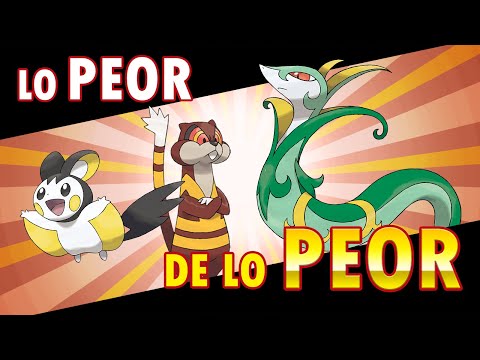 TOP 6 PEORES POKÉMON PARA LA AVENTURA EN UNOVA