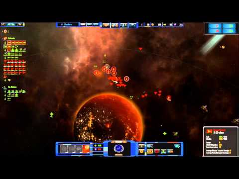 Star Trek Armada 3 - Khankore the Age'ed Gamer Federation vs Klingon Hard Attempt 4,5 and 6.