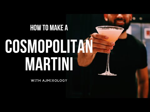 How to make a Cosmopolitan Martini - Cosmo drink recipe