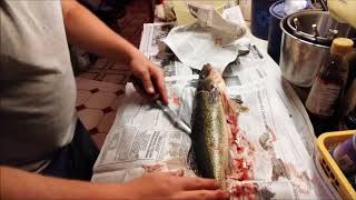 preview picture of video 'LToutdoors - Fishing The X-Rap and Filleting/Cooking Walleye'