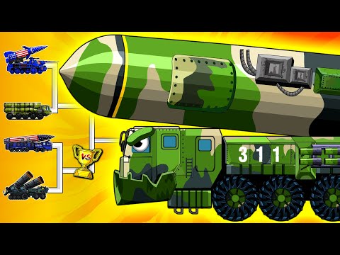 Transformers Tank: MKZT Ballistic Missile fleet strength vs Construction, Missile Launch| Arena Tank