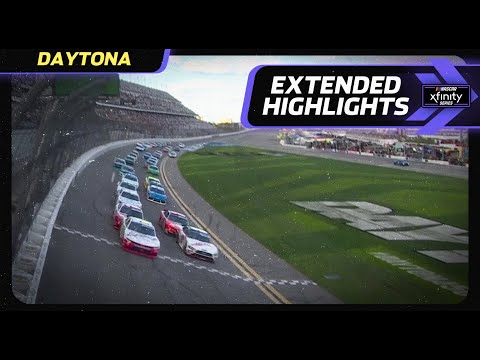 NASCAR デイトナ500 Xfinityクラスのハイライト動画