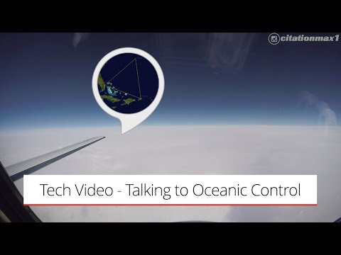 Communicating with ATC over the Atlantic ocean!