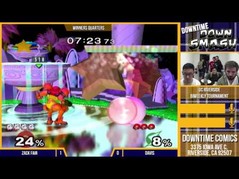 Downtime Downsplash - Singles WQ: Zack Fair (Jigglypuff) vs. Davis (Samus)