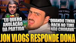 DONA CRITICA JON VLOS e DENUNCIA AL RALIN ! JON VLOGS RESPONDEU DONA e SOLTOU O VERBO