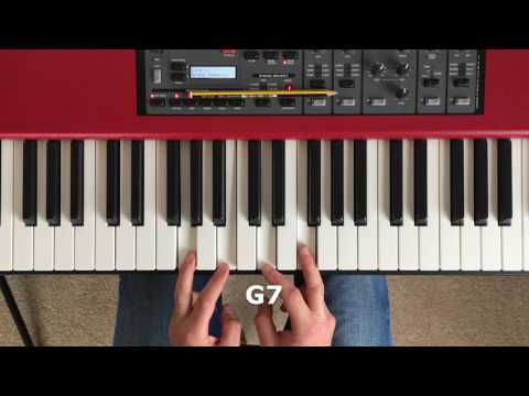 How to work out the chords to a song on the piano