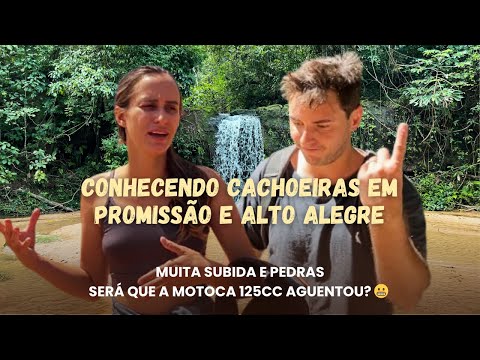 Cachoeiras em Promissão e Alto Alegre (SP) de YBR 125cc 