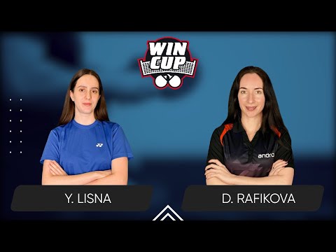 13:30 Yaroslava Lisna - Diana Rafikova 29.09.2025 WINCUP Women Master. Table 1