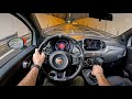 Abarth 595 Pista In Madeira 1 4 T Jet 165 HP POV Test Drive 1148 Joe Black