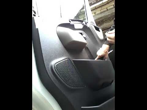 Как снять обшивку карту передней двери RENAULT MASTER(2015)demontaz boczka drzwi przod/door panel re