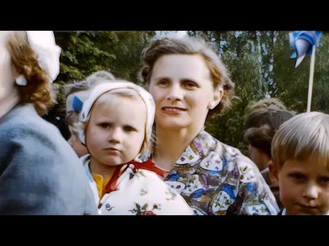 1951 Tullinge Lida Swedish midsummer ( 8mm footage )