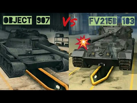FV215B 183 vs spinning Object 907 Ruthless who will win (wot blitz)