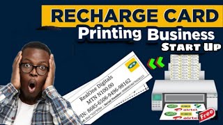 Make Money Printing And Selling Recharge Cards With Mobile Phone In Nigeria (All Networks)
