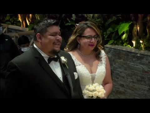 My parents wedding at chapel of flowers Las Vegas- Glass gardens venue!