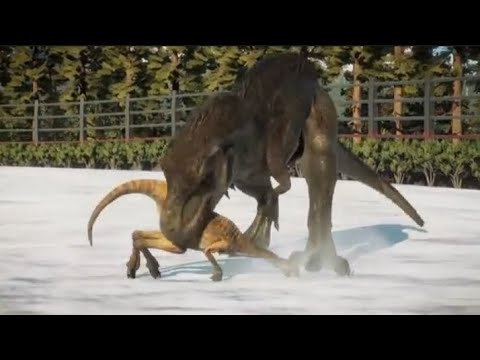 FULl T-REX Fight and Kill vs ALL Herbivore Dinosaurs | Jurassic World Evolution 2 | Biosyn Expansion
