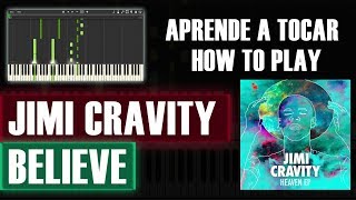 Believe - Jimi Cravity | Piano Tutorial | How To Play