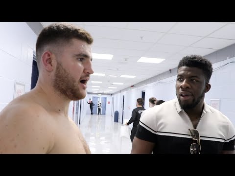 🍤 JOHNNY FISHER SHARES CHINESE GRUB WITH OPPONENT AFTER STOPPING HIM / GETS FACETIME FROM JOE JOYCE