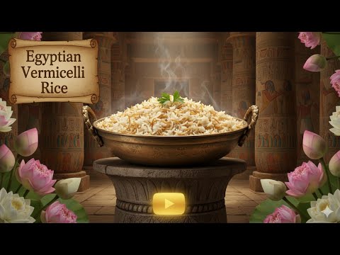 Egyptian Vermicelli rice الرز بالشعرية المصري
