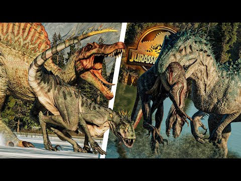 SOME OF THE BEST ANIMATIONS!! FIGHTS, KILLS, MODS, INTERACTINGS! - Jurassic World Evolution 2